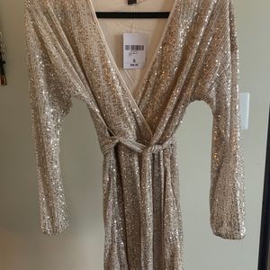 new sparkly sliver dress